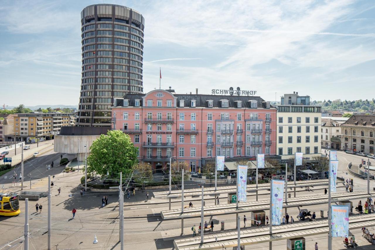 Hotel Schweizerhof Basel Bagian luar foto